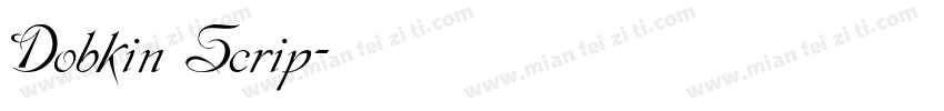 Dobkin Scrip字体转换